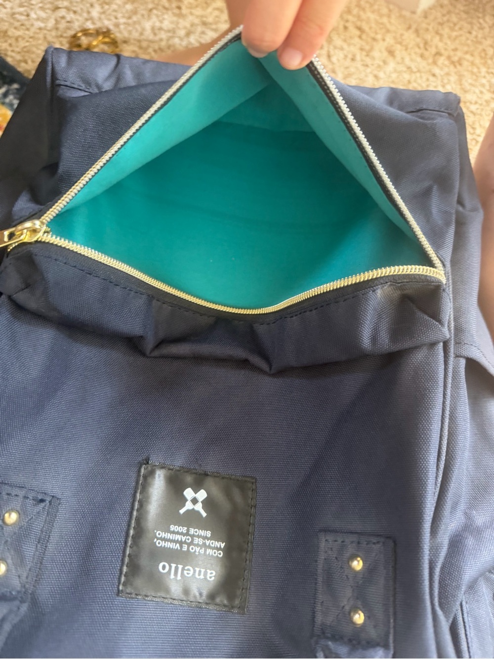 Anello Classic Navy Mini BackPack - Authentic - Picture 3 of 6